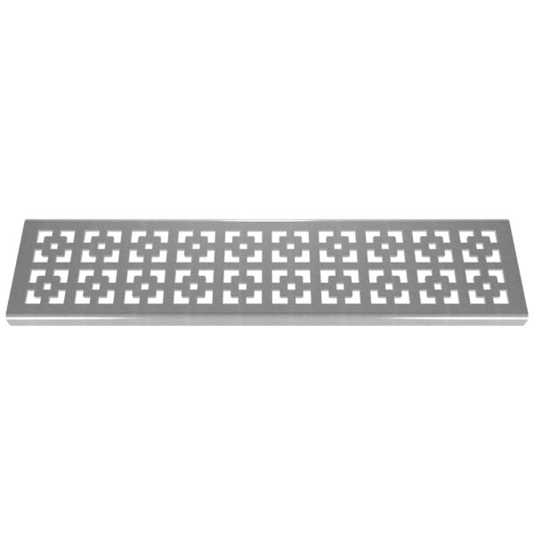 Geo Squares 304 Stainless Steel Channel Drain Grate 75 x 913mm (3 Inch)