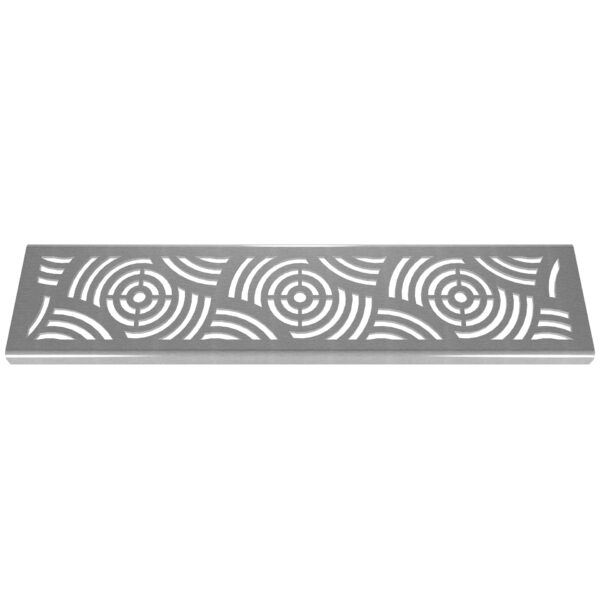 Waves 304 Stainless Steel Channel Drain Grate 75 x 913mm (3 Inch)