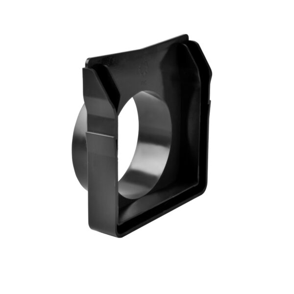 Threshold Slim+ Drain Outlet End Cap with 75mm Outlet (105 x 100mm Deep)