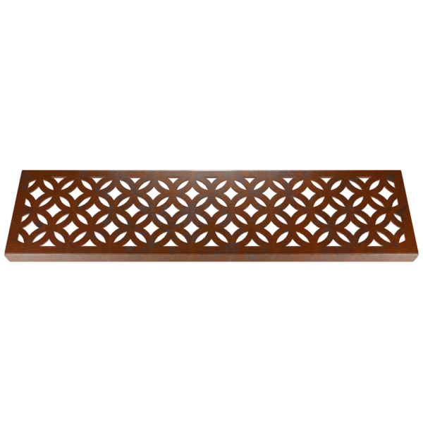 Archez Corten Steel Channel Drain Grate 125 x 1000mm (5 Inch)