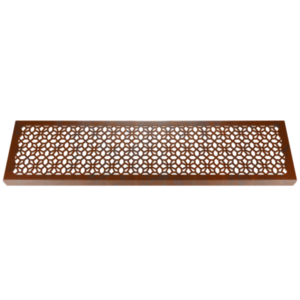 Blossom Corten Steel Channel Drain Grate 125 x 1000mm (5 Inch)