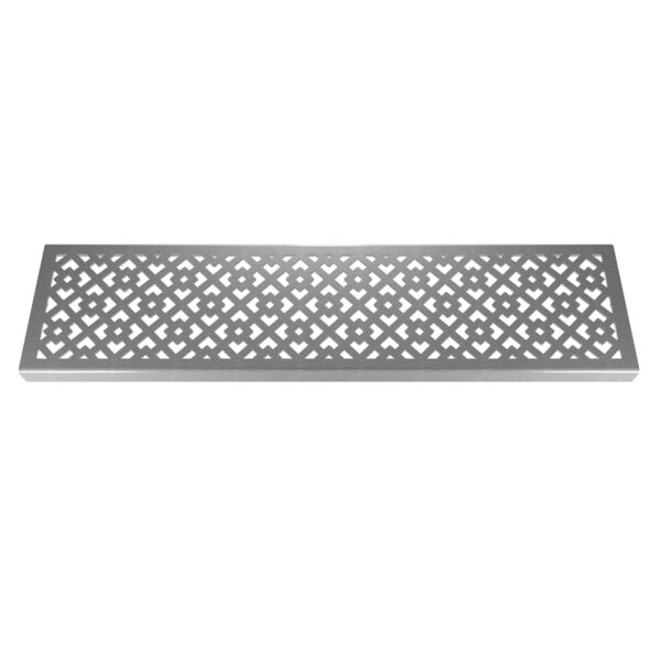 Oblique 304 Stainless Steel Channel Drain Grate 125 x 1000mm (5 Inch)