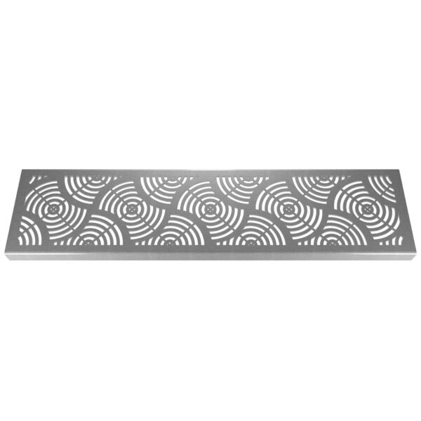 Waves 304 Stainless Steel Channel Drain Grate 125 x 1000mm (5 Inch)